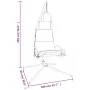 Garten-Hängesessel mit Stahlkissen und dunkelgrauem Oxford-Stoff von vidaXL, Gartenwippen - Ref: Foro24-362729, Preis: 124,81...