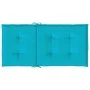Chair cushions with low backrest 6 pcs turquoise fabric by vidaXL, Cushions for chairs and sofas - Ref: Foro24-361339, Price:...