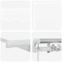 Toldo Retráctil Blanco 350 x 200 cm Poliéster y Aluminio