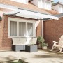 Toldo Retráctil Blanco 350 x 200 cm Poliéster y Aluminio
