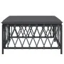Garden stool with anthracite gray woven fabric cushion by vidaXL, Modular outdoor sofas - Ref: Foro24-364144, Price: 45,35 €,...