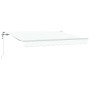 Toldo Retráctil Blanco 350 x 200 cm Poliéster y Aluminio