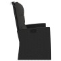 Reclining garden bench and black synthetic rattan cushions 118 cm by vidaXL, garden benches - Ref: Foro24-362185, Price: 190,...