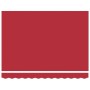 Toldo Retráctil Rojo 350 x 200 cm Poliéster y Aluminio