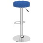 Taburetes de cocina 2 unidades tela azul