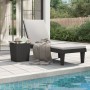 Black polypropylene sun lounger 155x58x83 cm by vidaXL, Loungers - Ref: Foro24-364146, Price: 145,64 €, Discount: %