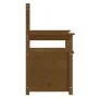 Solid pine wood bench honey brown 112.5x51.5x96.5 cm by vidaXL, Banks - Ref: Foro24-823562, Price: 162,58 €, Discount: %