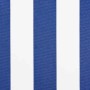 Toldo Retráctil Manual Azul y 400x200 cm tela