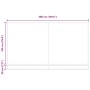 Toldo Retráctil Manual Azul y 400x200 cm tela