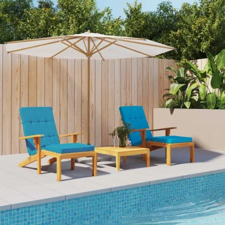 Sonnenliegenkissen 2 Stück hellblauer Oxford-Stoff von vidaXL, Kissen für Stühle und Sofas - Ref: Foro24-361988, Preis: 48,85...