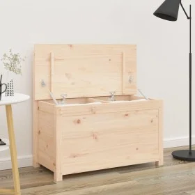 Solid pine wood bench 80x41x77 cm by vidaXL, Banks - Ref: Foro24-823549, Price: 79,73 €, Discount: %