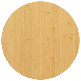 Tablero de mesa de bambú Ø70x2,5 cm