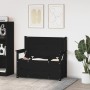 Banco de madera maciza de pino negro 112,5x51,5x96,5 cm de vidaXL, Bancos - Ref: Foro24-823563, Precio: 130,49 €, Descuento: %