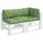 Kissen für Paletten 3 Einheiten Oxford-Stoff mit Blattdruck von vidaXL, Kissen für Stühle und Sofas - Ref: Foro24-360963, Pre...