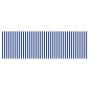 Toldo Retráctil Azul y blanco 400 x 200 cm tela