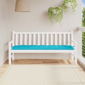 Turquoise Oxford fabric garden bench cushion 180x50x7 cm by vidaXL, Cushions for chairs and sofas - Ref: Foro24-361639, Price...