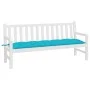 Gartenbankkissen aus türkisfarbenem Oxford-Stoff, 180 x 50 x 7 cm von vidaXL, Kissen für Stühle und Sofas - Ref: Foro24-36163...