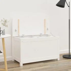 Solid white pine wood bench 80x41x77 cm by vidaXL, Banks - Ref: Foro24-823550, Price: 114,56 €, Discount: %