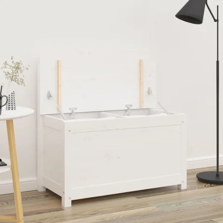 Solid white pine wood bench 80x41x77 cm by vidaXL, Banks - Ref: Foro24-823550, Price: 114,56 €, Discount: %