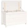 Bank aus massivem weißem Kiefernholz, 80 x 41 x 77 cm von vidaXL, Banken - Ref: Foro24-823550, Preis: 105,80 €, Rabatt: %
