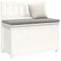 Solid white pine wood bench 80x41x77 cm by vidaXL, Banks - Ref: Foro24-823550, Price: 114,56 €, Discount: %