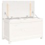Bank aus massivem weißem Kiefernholz, 80 x 41 x 77 cm von vidaXL, Banken - Ref: Foro24-823550, Preis: 105,80 €, Rabatt: %