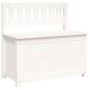 Banco de madera maciza de pino blanco 80x41x77 cm de vidaXL, Bancos - Ref: Foro24-823550, Precio: 105,72 €, Descuento: %