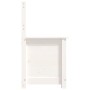 Bank aus massivem weißem Kiefernholz, 80 x 41 x 77 cm von vidaXL, Banken - Ref: Foro24-823550, Preis: 105,80 €, Rabatt: %