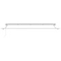 Toldo Retráctil Manual Rayas Multicolor 400x200 cm tela