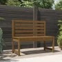 Banco de jardín madera maciza pino marrón miel 109 cm de vidaXL, Bancos de jardín - Ref: Foro24-824035, Precio: 91,79 €, Desc...
