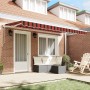 Toldo Retráctil Manual Rayas Multicolor 400x200 cm tela