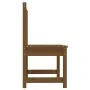 Banco de jardín madera maciza pino marrón miel 109 cm de vidaXL, Bancos de jardín - Ref: Foro24-824035, Precio: 91,79 €, Desc...