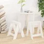 Solid pine wood stools, set of 2, 40x40x45 cm by vidaXL, Folding stools and chairs - Ref: Foro24-823660, Price: 33,11 €, Disc...