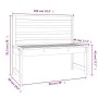 Banco de jardín madera maciza pino marrón miel 109 cm de vidaXL, Bancos de jardín - Ref: Foro24-824035, Precio: 91,79 €, Desc...
