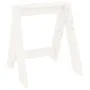 Hocker 2 Stück massives Kiefernholz weiß 40x40x45 cm von vidaXL, Klapphocker und Stühle - Ref: Foro24-823660, Preis: 33,11 €,...
