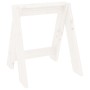 Hocker 2 Stück massives Kiefernholz weiß 40x40x45 cm von vidaXL, Klapphocker und Stühle - Ref: Foro24-823660, Preis: 39,35 €,...