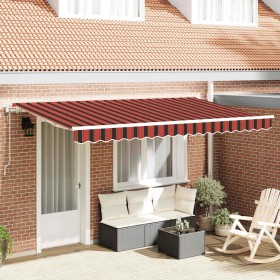Toldo Retráctil Multicolor 400 x 200 cm Poliéster y Aluminio