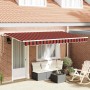 Toldo Retráctil Multicolor 400 x 200 cm Poliéster y Aluminio