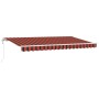 Toldo Retráctil Multicolor 400 x 200 cm Poliéster y Aluminio