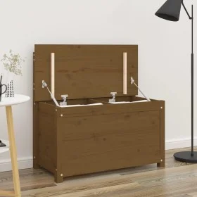 Bank aus massivem Kiefernholz, honigbraun, 80 x 41 x 77 cm von vidaXL, Banken - Ref: Foro24-823552, Preis: 118,50 €, Rabatt: %