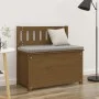 Banco de madera maciza pino marrón miel 80x41x77 cm de vidaXL, Bancos - Ref: Foro24-823552, Precio: 118,46 €, Descuento: %