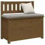 Banco de madera maciza pino marrón miel 80x41x77 cm de vidaXL, Bancos - Ref: Foro24-823552, Precio: 118,46 €, Descuento: %