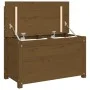 Banco de madera maciza pino marrón miel 80x41x77 cm de vidaXL, Bancos - Ref: Foro24-823552, Precio: 118,46 €, Descuento: %