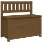 Banco de madera maciza pino marrón miel 80x41x77 cm de vidaXL, Bancos - Ref: Foro24-823552, Precio: 118,46 €, Descuento: %