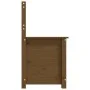 Banco de madera maciza pino marrón miel 80x41x77 cm de vidaXL, Bancos - Ref: Foro24-823552, Precio: 118,46 €, Descuento: %
