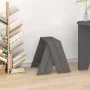 Stools 2 units solid gray pine wood 40x40x45 cm by vidaXL, Folding stools and chairs - Ref: Foro24-823661, Price: 44,01 €, Di...