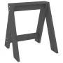 Stools 2 units solid gray pine wood 40x40x45 cm by vidaXL, Folding stools and chairs - Ref: Foro24-823661, Price: 44,01 €, Di...