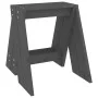 Stools 2 units solid gray pine wood 40x40x45 cm by vidaXL, Folding stools and chairs - Ref: Foro24-823661, Price: 44,01 €, Di...