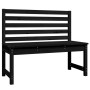 Gartenbank aus massivem schwarzem Kiefernholz, 109 cm von vidaXL, Gartenbänke - Ref: Foro24-824036, Preis: 68,61 €, Rabatt: %