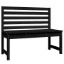 Gartenbank aus massivem schwarzem Kiefernholz, 109 cm von vidaXL, Gartenbänke - Ref: Foro24-824036, Preis: 68,61 €, Rabatt: %